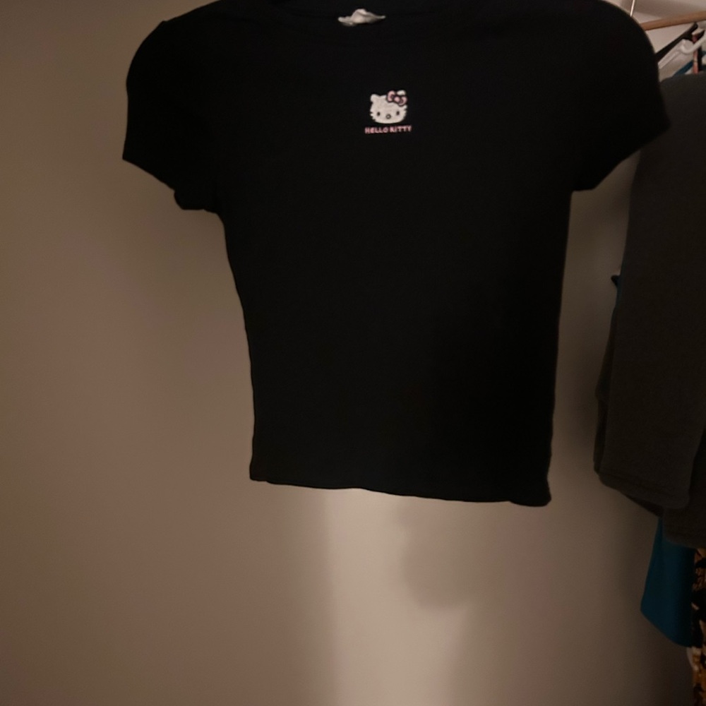 Hello Kitty Black Kids T-Shirt